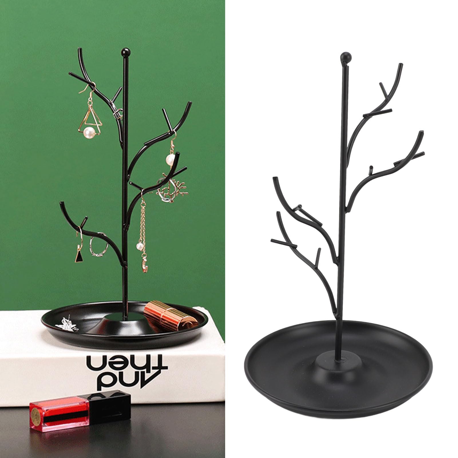 Amazon｜lvifloae ジュエリーツリースタンド アイアンブランチ