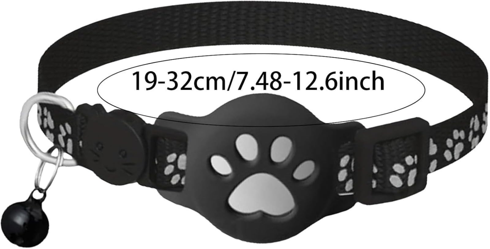 Collier GPS Chat,Traceur GPS Chat Tracker,Traceur GPS sans Carte sim,Bande réfléchissante, imperméable et résistante, avec Clochette,Convient Aussi Bien aux Chats qu'aux Chiens - 3