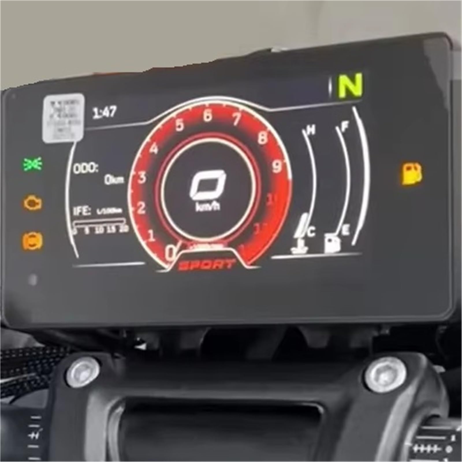 Película velocímetro CFMOTO 250NK lámina transparente antirrayas 4