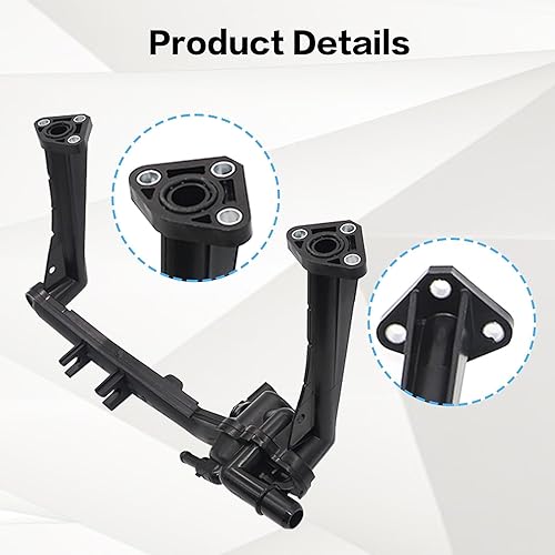 Miniatura 6 de GXARTS Tubo de calentador de agua de refrigerante trasero y sensor para Land Rover LR122710 2014 2015 2016 2017 2018 2019 2020 LR109401 LR041788