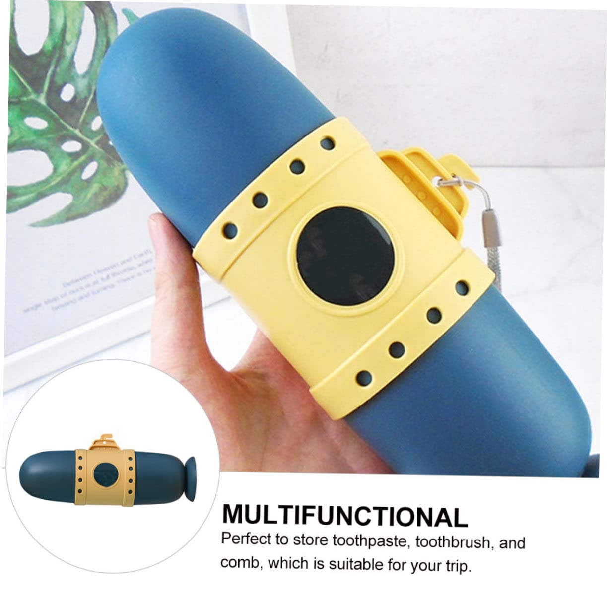 Didiseaon 3 Set Di Contenitori Per Spazzolino Da Denti Essenziali Da Viaggio Porta Spazzolino Portatile Per Tenere Il Bagno in Ordine E Organizzato 2 Pezzi*3