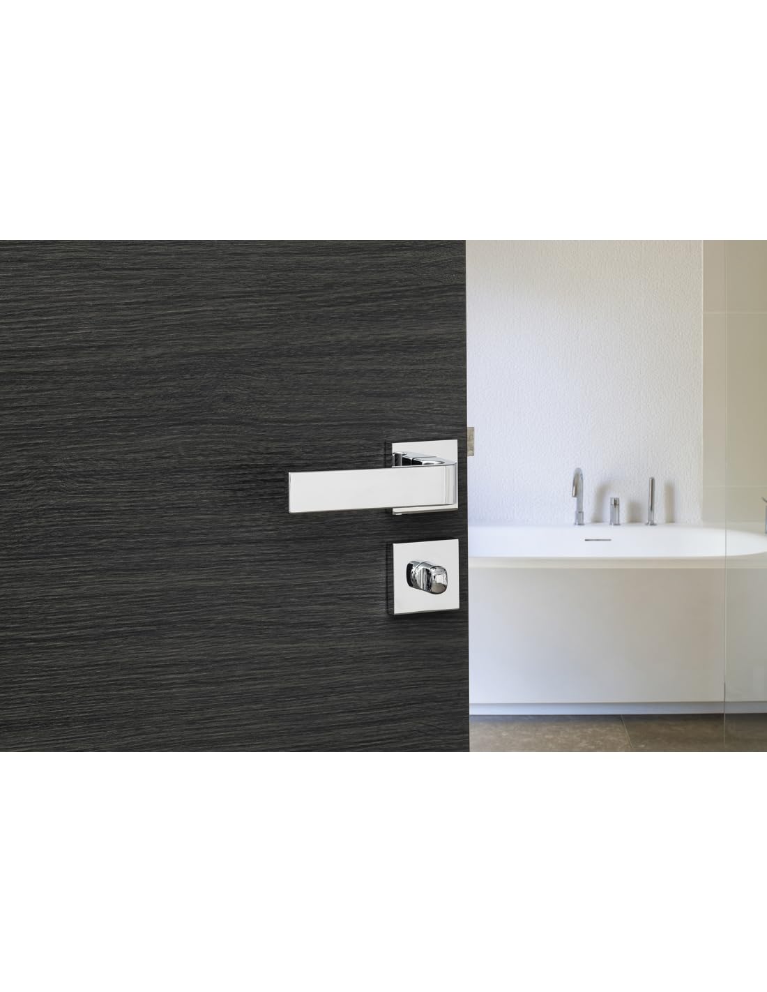 THIRARD 00966790 - Paire Rosaces Carré 50X50 À Condamnation Chrome Brillant - Design élégant - Percement : condamnation - Accessoires/Equipements - Equipement De Porte
