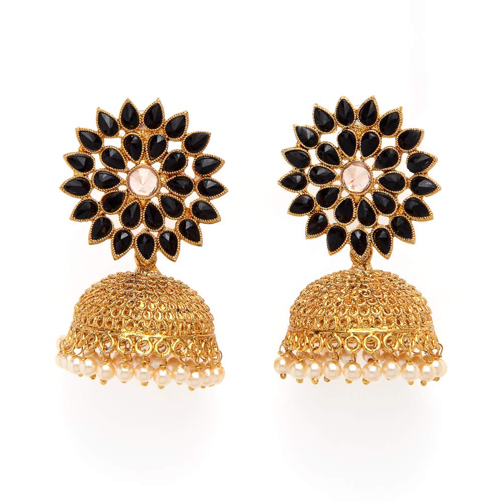 See full amazon price history chart for Shining Diva Fashion Latest Fancy Stylish Pearl Jhumka Traditional Jhumki Earrings for Women and Girls (12405er), black, one Shining Diva Fashion Latest Fancy Stylish Pearl Jhumka Traditional Jhumki Earrings for Women and Girls (12405er), black, one (B08YR81HM8) Amazon Price History, Amazon Price Tracker