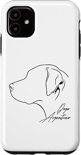 iPhone 11 Funny proud Dogo Argentino profile dog mom dog Case