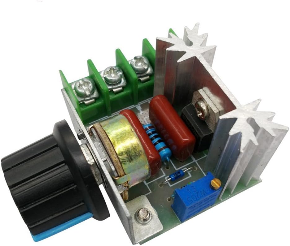 DollaTek 25A PWM AC Motor Speed Control Controller 2000W Adjustable Voltage Regulator 50-220V