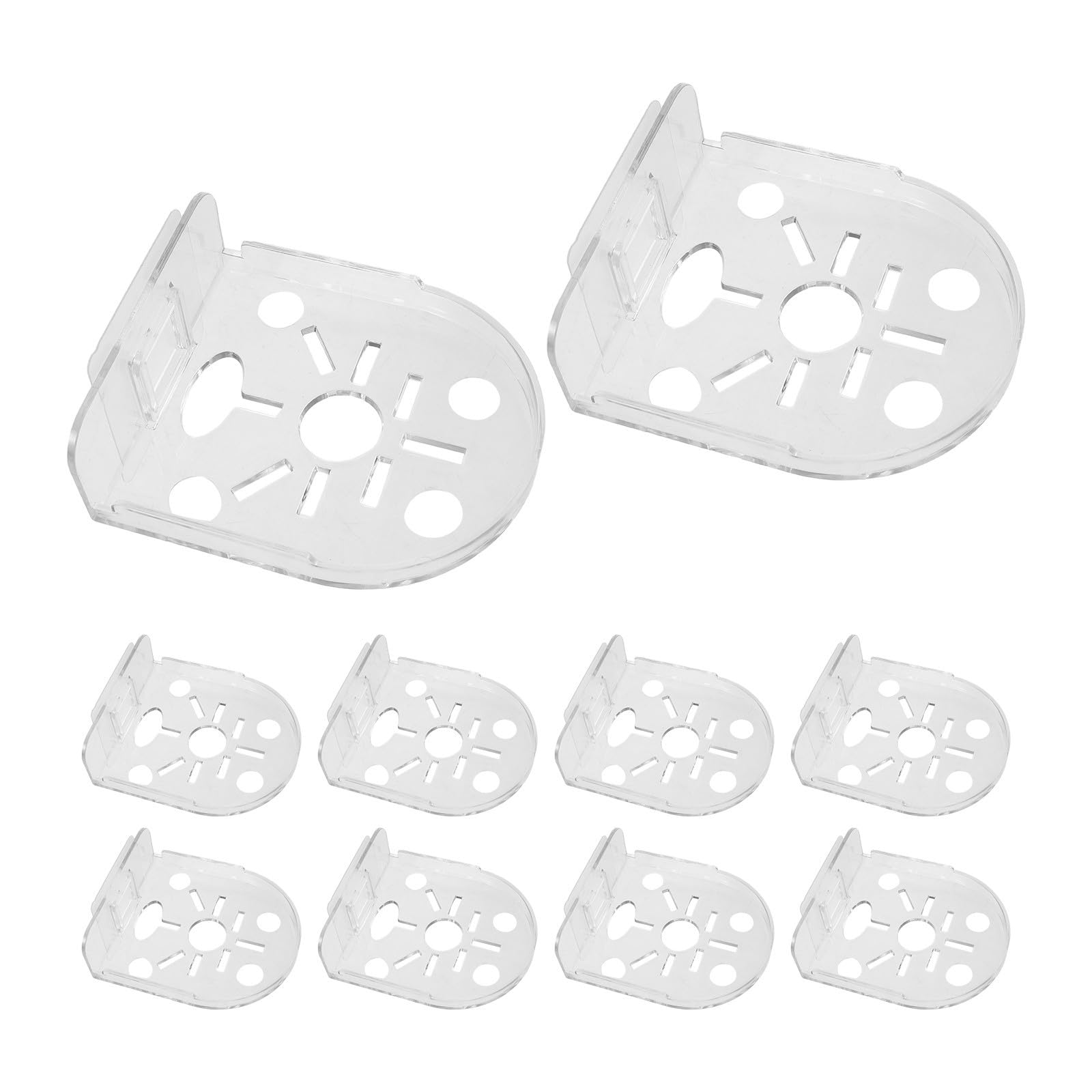Soporte para cámara interior Holibanna autoadhesivo de PC resistente con 10 unidades 8