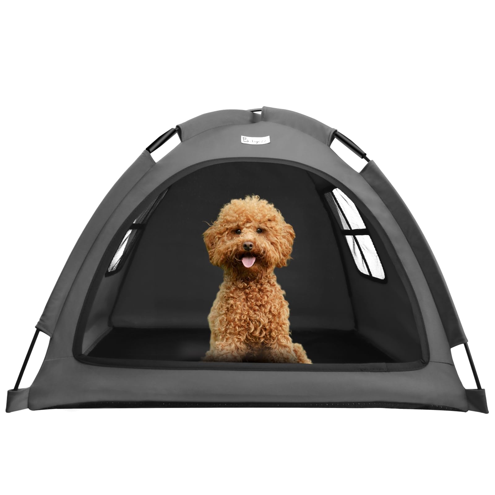 Cat and Dog Outdoor Waterproof Tent House - Indoor/Outdoor Cave Nest Bed for Small Dogs, Cats, Bunnies - Washable (Gray, Small)