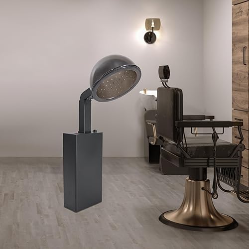Miniatura 7 de Secador de pelo profesional de salón con temporizador de 1200 W, secador de pelo con capucha ajustable para uso doméstico y de salón, 3 ajustes de