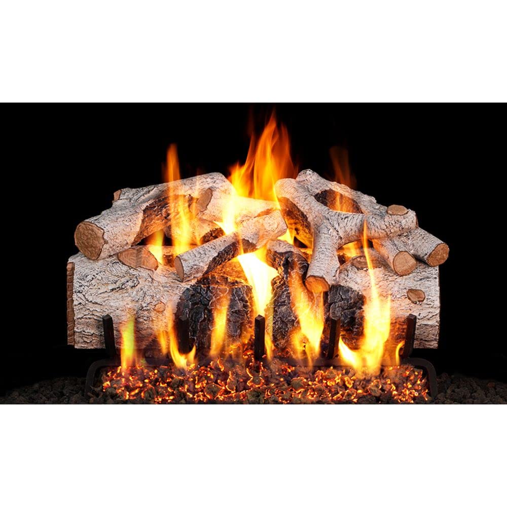 Amazon.com: RH Peterson Real Fyre CHMBW-24 Charred Mountain Birch Log Set -  24 : Home u0026 Kitchen