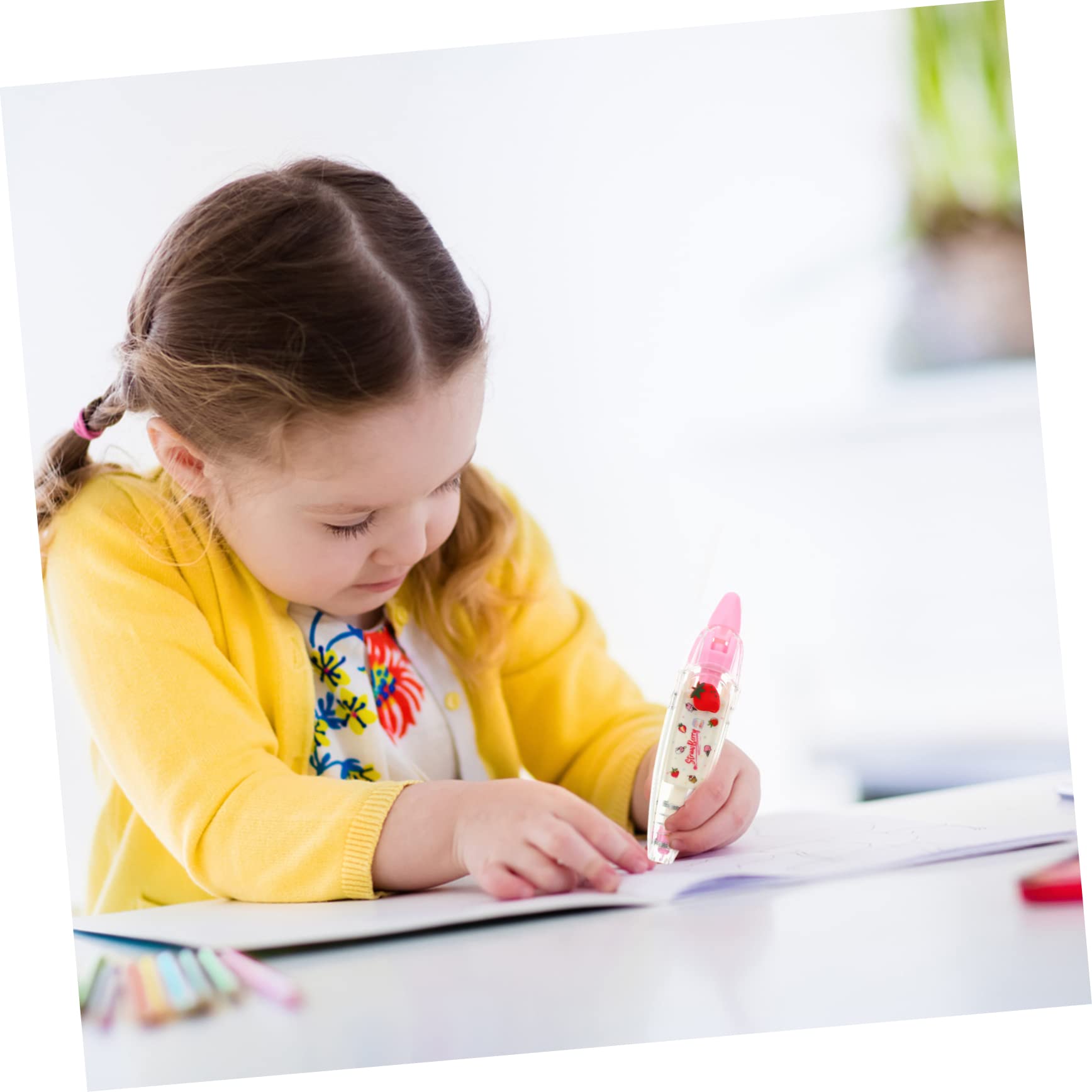 Operitacx 12stücke Niedliche Cartoon Korrekturband Drucktyp Kreative Dekorative Korrekturroller Für Schulbedarf Scrapbooking Und Diy-projekte Zufällige Designs