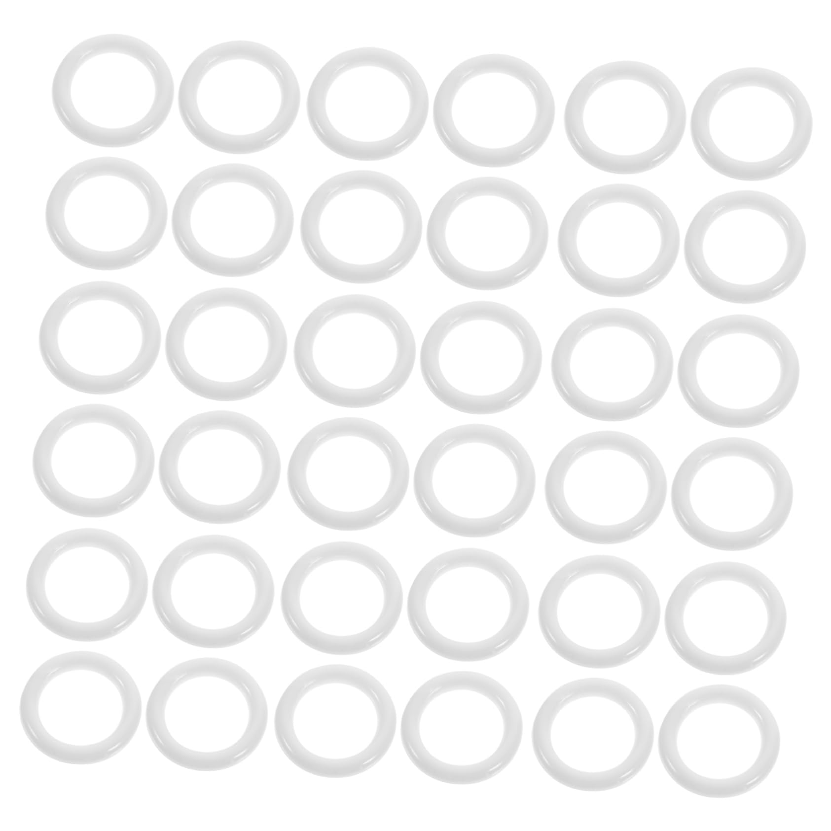 STOBAZA 2sets Plastic Curtain Grommets Large Curtain Rings Reusable Drapery Grommets 100pcs*2