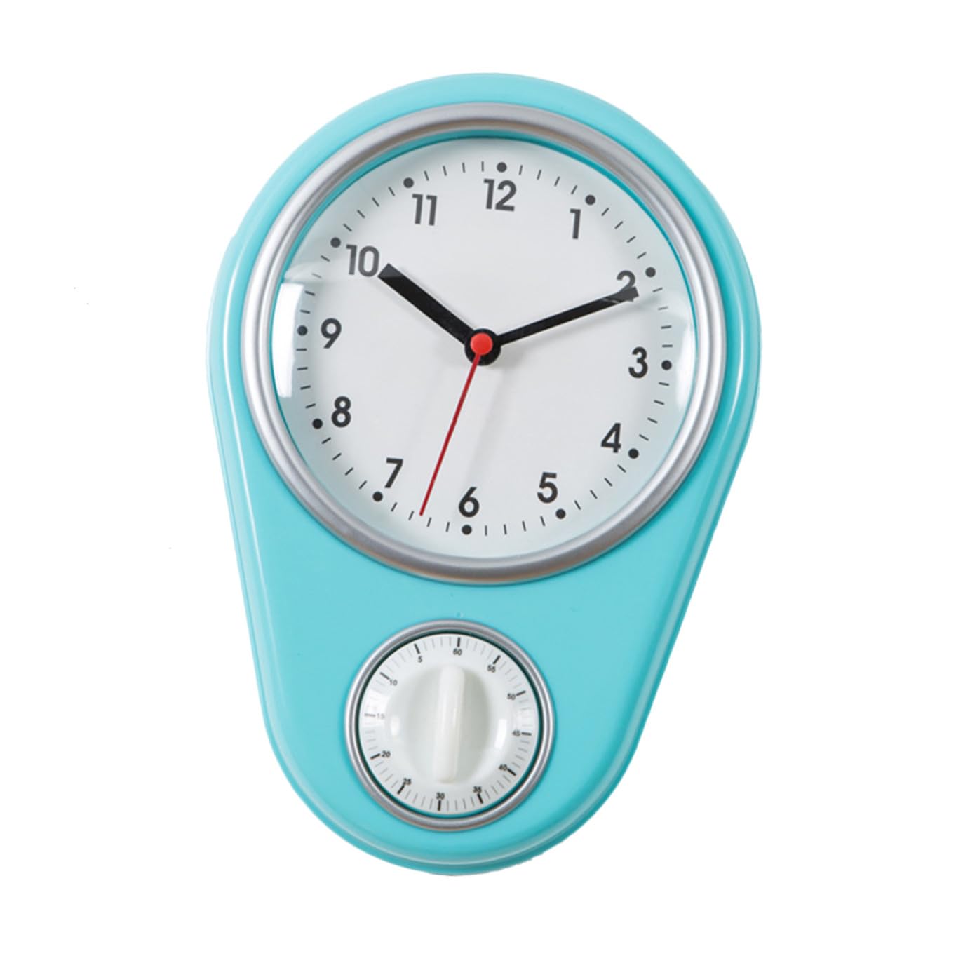Temporizador Batería de de Pared Cocina Azul de Plástico | Estilo Moderno, Hogar, Montaje en Pared, Apariencia Bonita, Decoración Doméstica