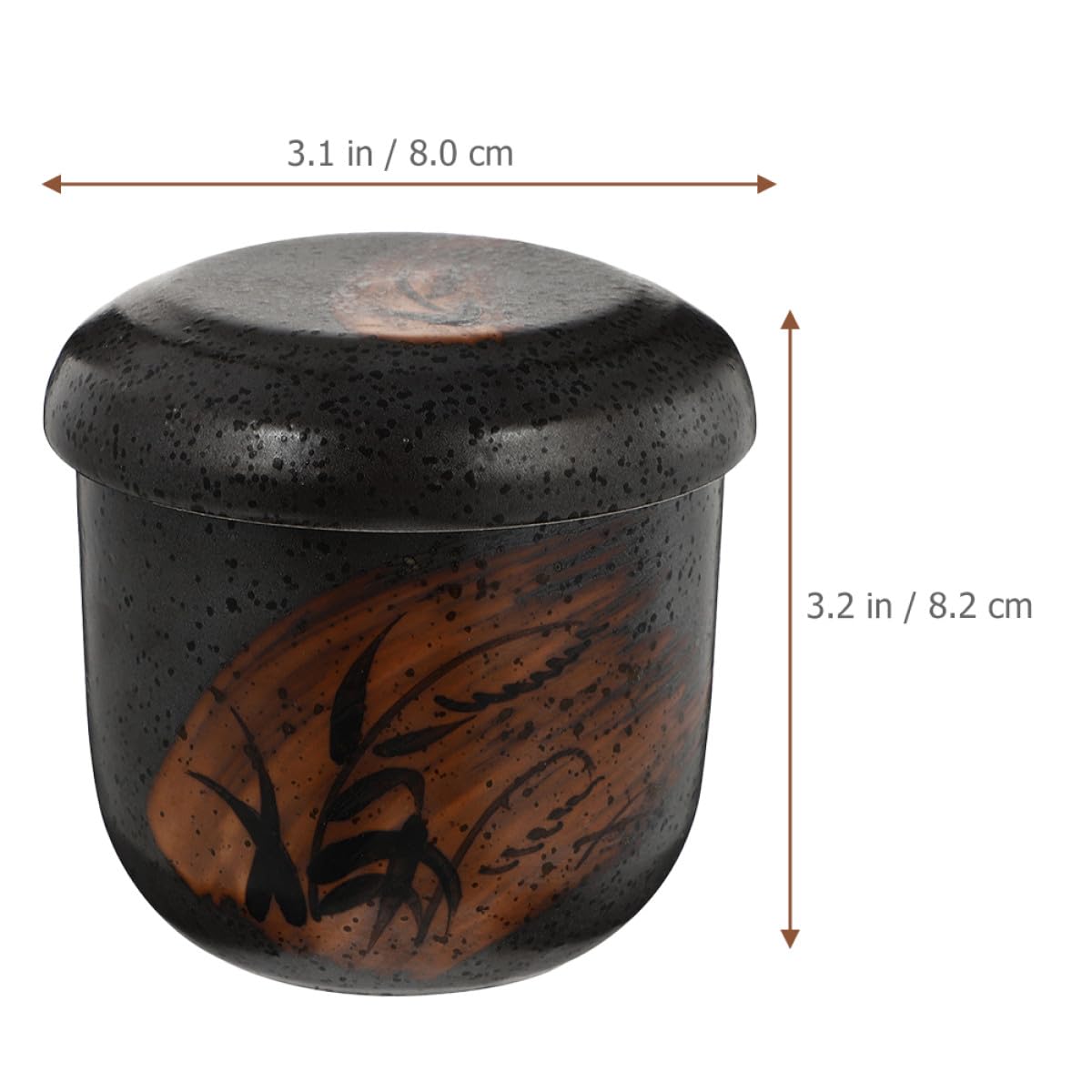 Tazones de Cerámica Japonesa para Estofado Tapa 2 Piezas, Taza para Sopa Humeante Tamaño Individual, Cuenco Seguro y Duradero para Cocinar Huevos al Vapor y Servir Postres