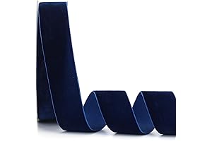 Navy Blue Velvet Ribbon, Perfect for Gifts, Crafting, and Décor