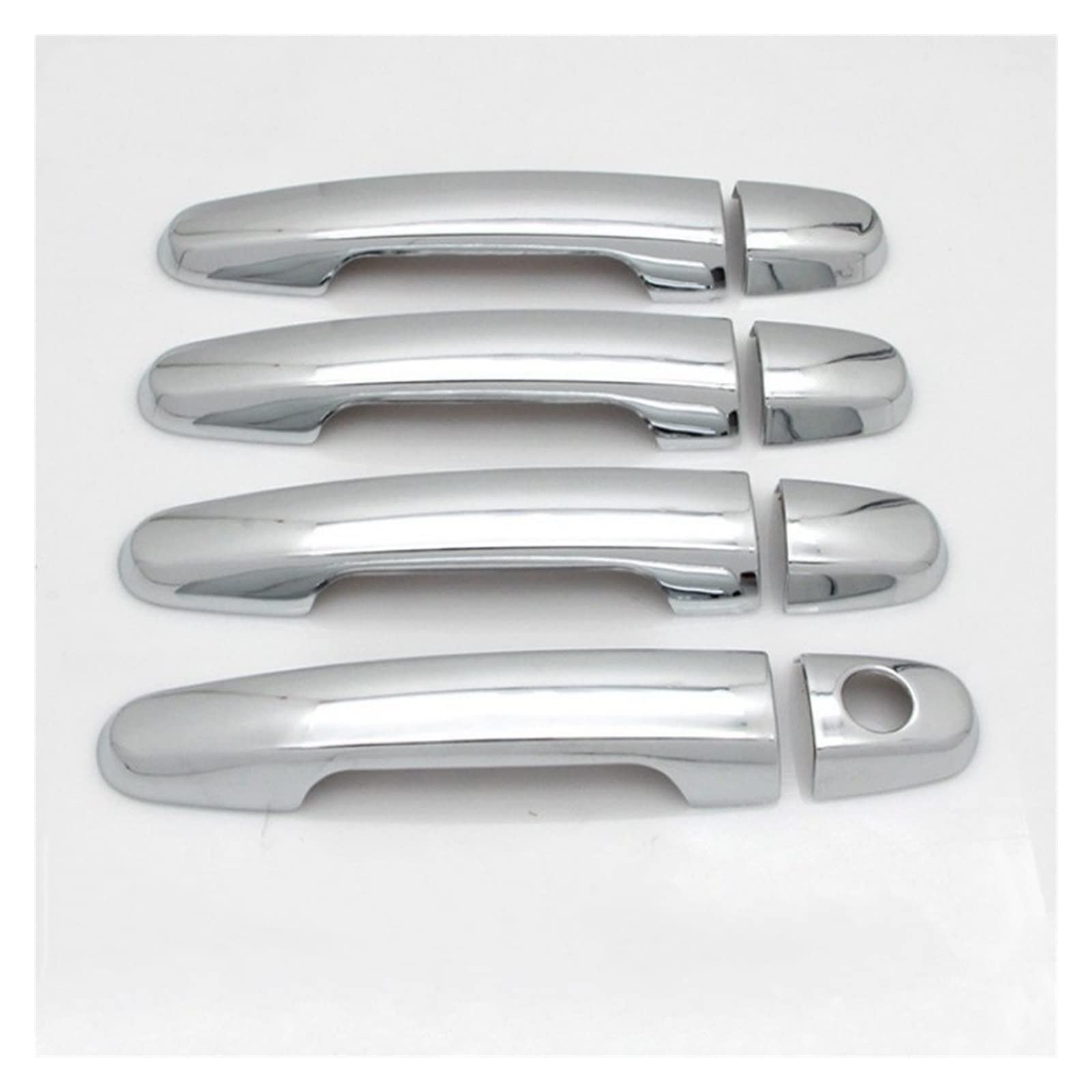 Rinkteea One Color Exterior Car Door Handle For Prius 20 Xw20 2004-2009 Chrome Car Door Handle Cover Trim Styling Accessories Overlay(B)