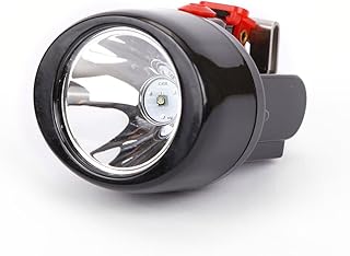 Yongkist Waterproof Explosion Proof Safety Mining Headlight Rechargeable Wireless LED Miners Head Light Flashlight Underground Head Lamp Coal Mining Lights for Hard Hat(Red)