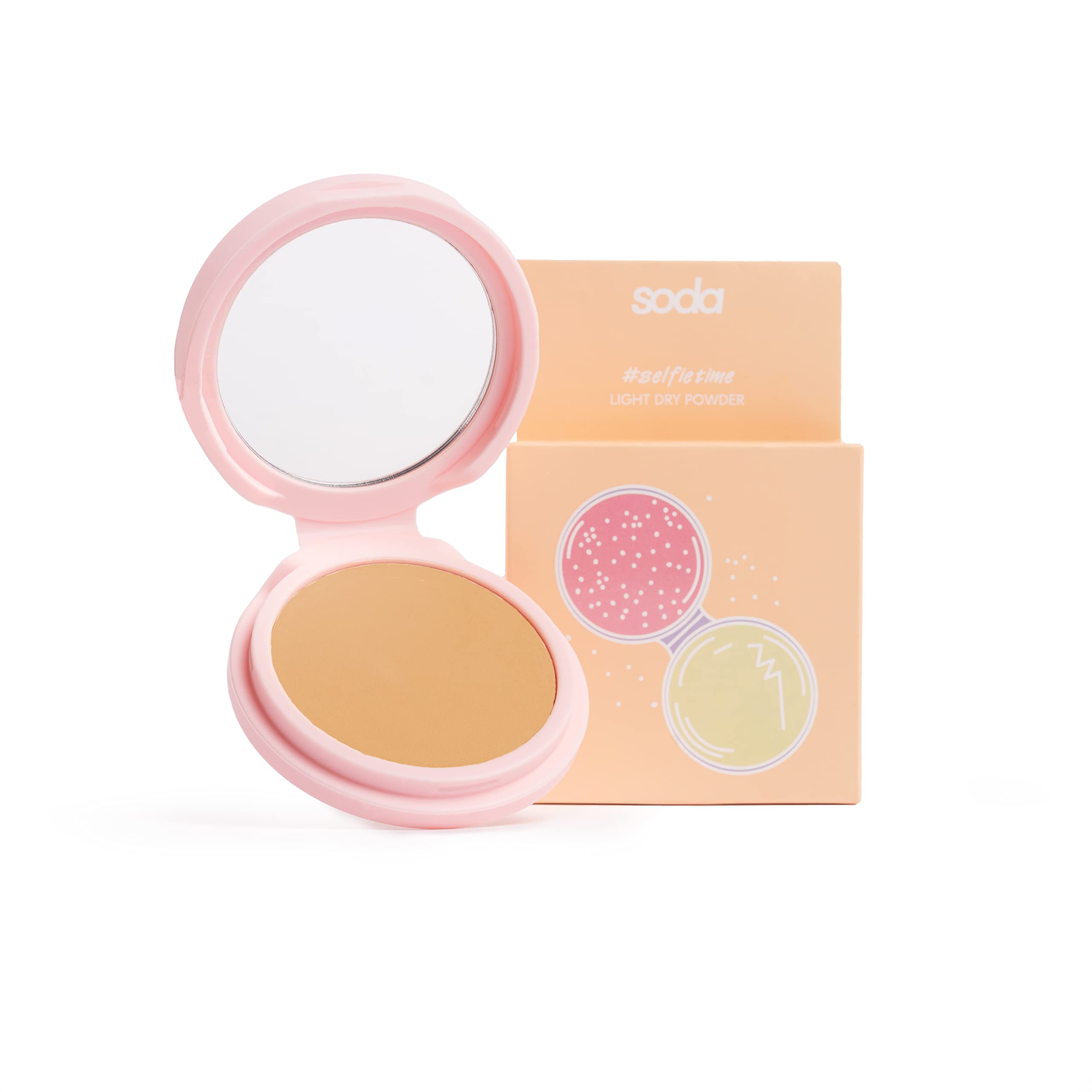 SodaLight Face Pressed Powder. #selfietime Coconut Raf