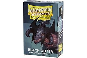 Dragon Shield Matte Black Outer Sleeves 100-Count
