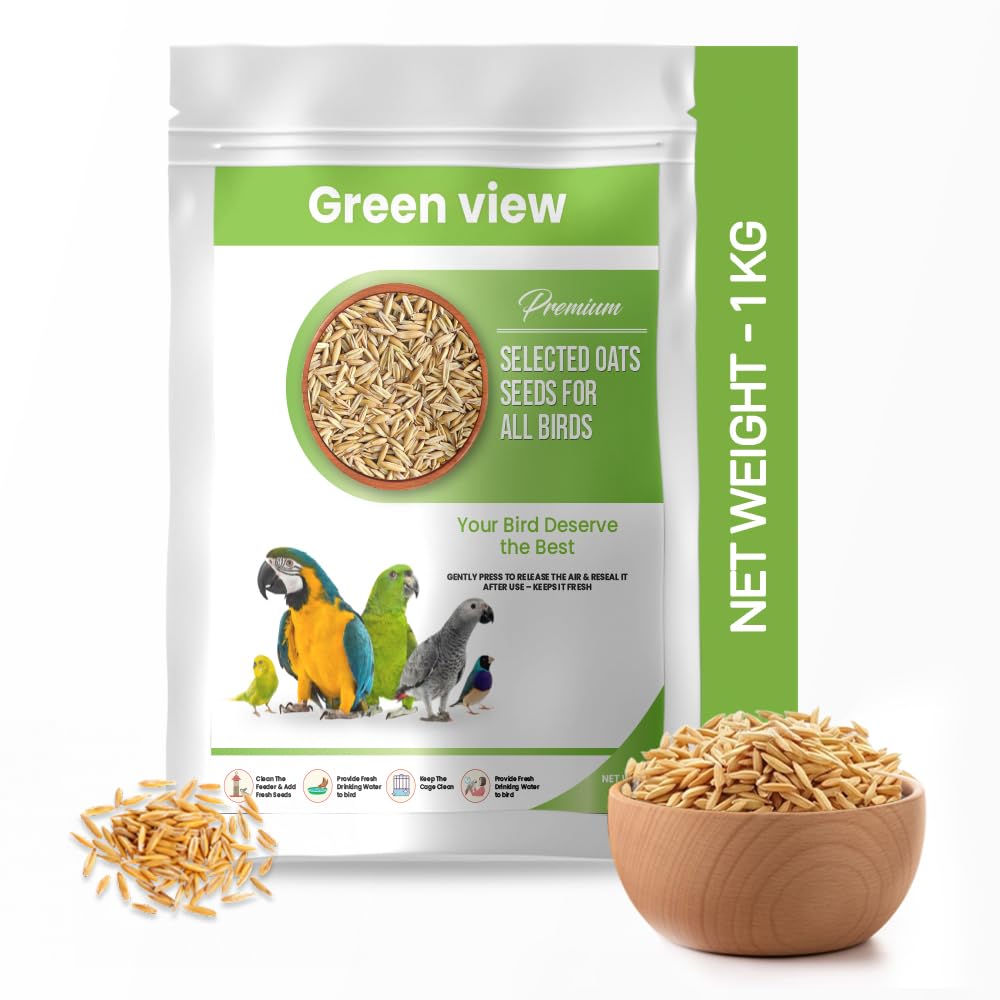 Green view| Premium|Selected Oats Seeds for All Birds |Net Weight 1 KG. (B0CSYYJ29C) Amazon Price History, Amazon Price Tracker
