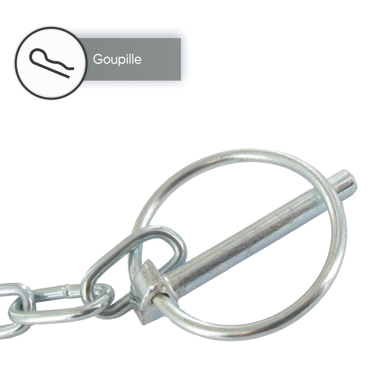 Goupilles D'attelage De Remorque, Goupilles D'attelage De Tracteur De 1/2", Goupilles D'attelage Pour Tondeuse à Gazon, Accessoires De Goupille D'attelage De Remorque, Fixation Sûre Des Pelouses Et