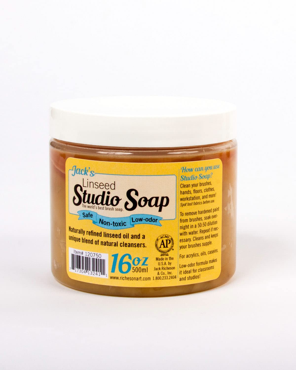 Jack Richeson 120750 16 oz Linseed Studio Soap