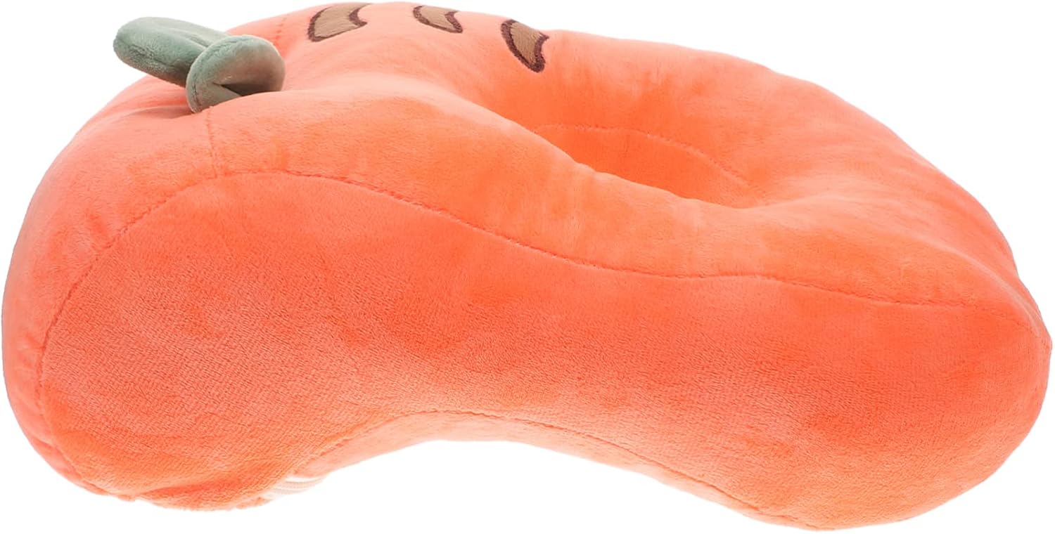 MERRYHAPY Oreiller perforé d’oreille Bras Peluche Carotte Oreiller Ergonomique Oreiller de Voyage oreillers de lit Oreiller de Sieste de Dessin animé Oreiller de Sieste de Bureau Face cachée