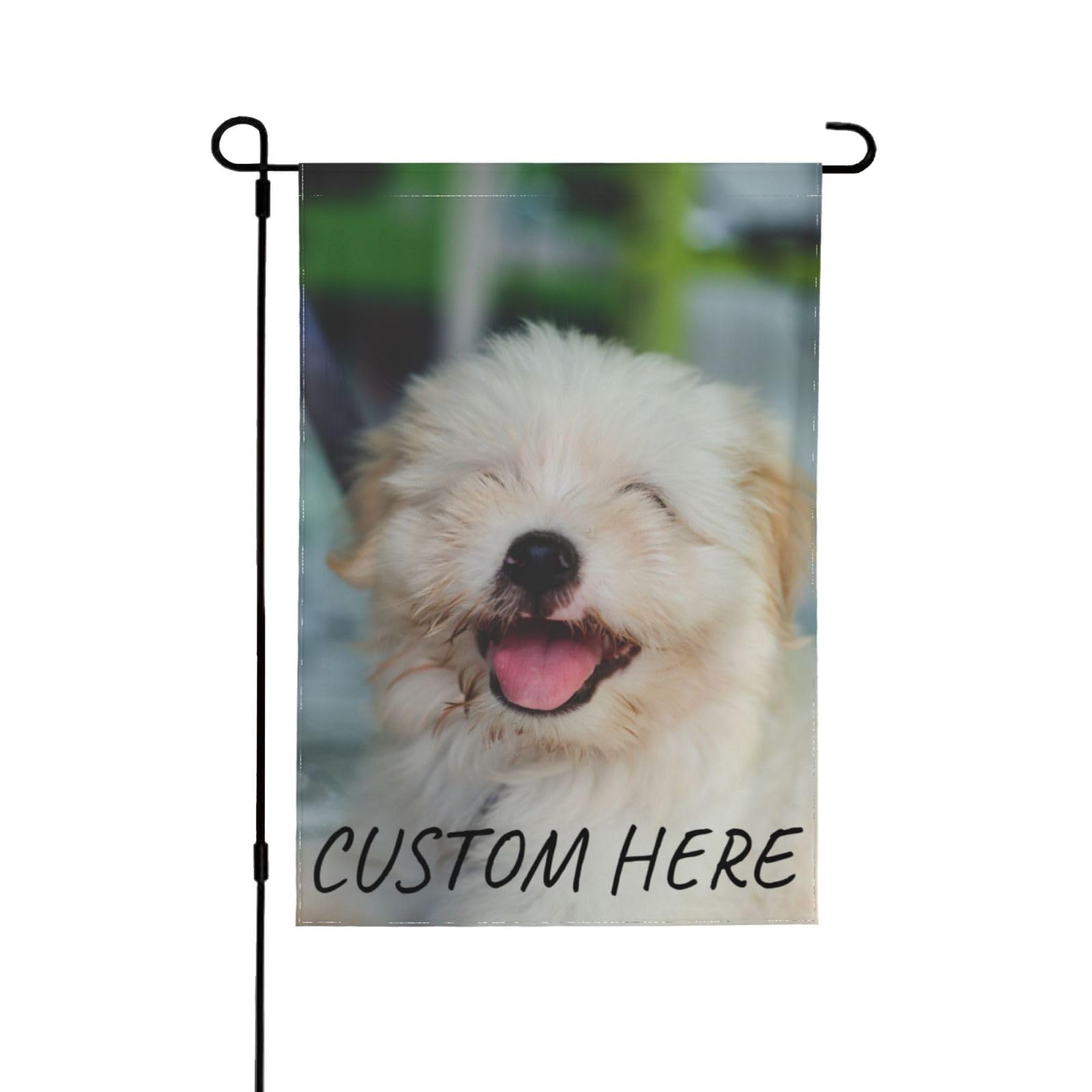 Custom Garden Flag Double-sided Printing Personalized Garden Flags Add Your Customized Photo Picture Text Yard Flag Banne for Home Office Coffee Shop