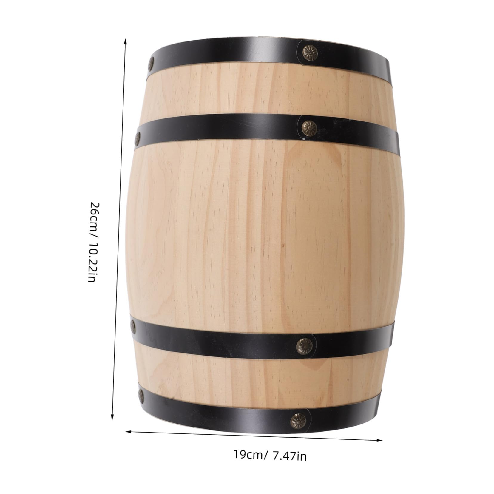 Cabilock Miniature Wooden Decor Rustic Wine Ornament for Home Bar Beer and Wine Storage Versatile Craft for Parties and Events Natural Scented Decor