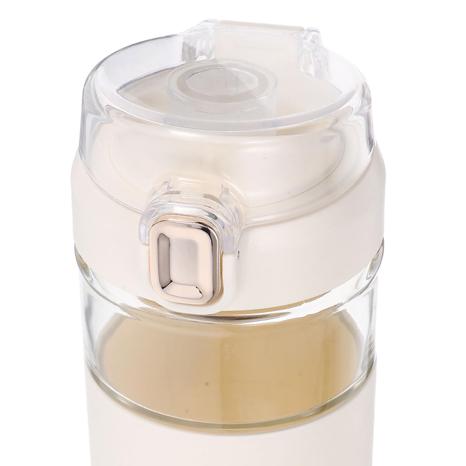 Glasbecher mit Integriertem Sieb und Hitzebeständigem Silikonschutz Wiederverwendbarer Teebecher To go für Heiße und Kalte Getränke Vielseitiger Reisebecher für Kaffee und Wasser