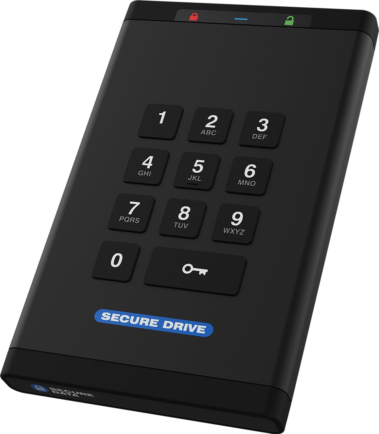 SecureData 1TB SecureDrive KP FIPS 140-2 Hard Drive with Pin Authentication