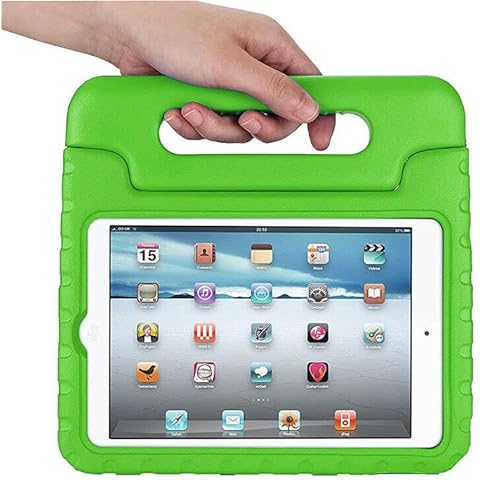 GSM Case for New iPad 10.2 Inch 2021/2020/2019 (9th/8th/7th Gen), Shockproof Lightweight Convertible Handle Stand Protective Kids Case for 2021/2020/2019 iPad 10.2, iPad Air 3 10.5 (GREEN) Cover