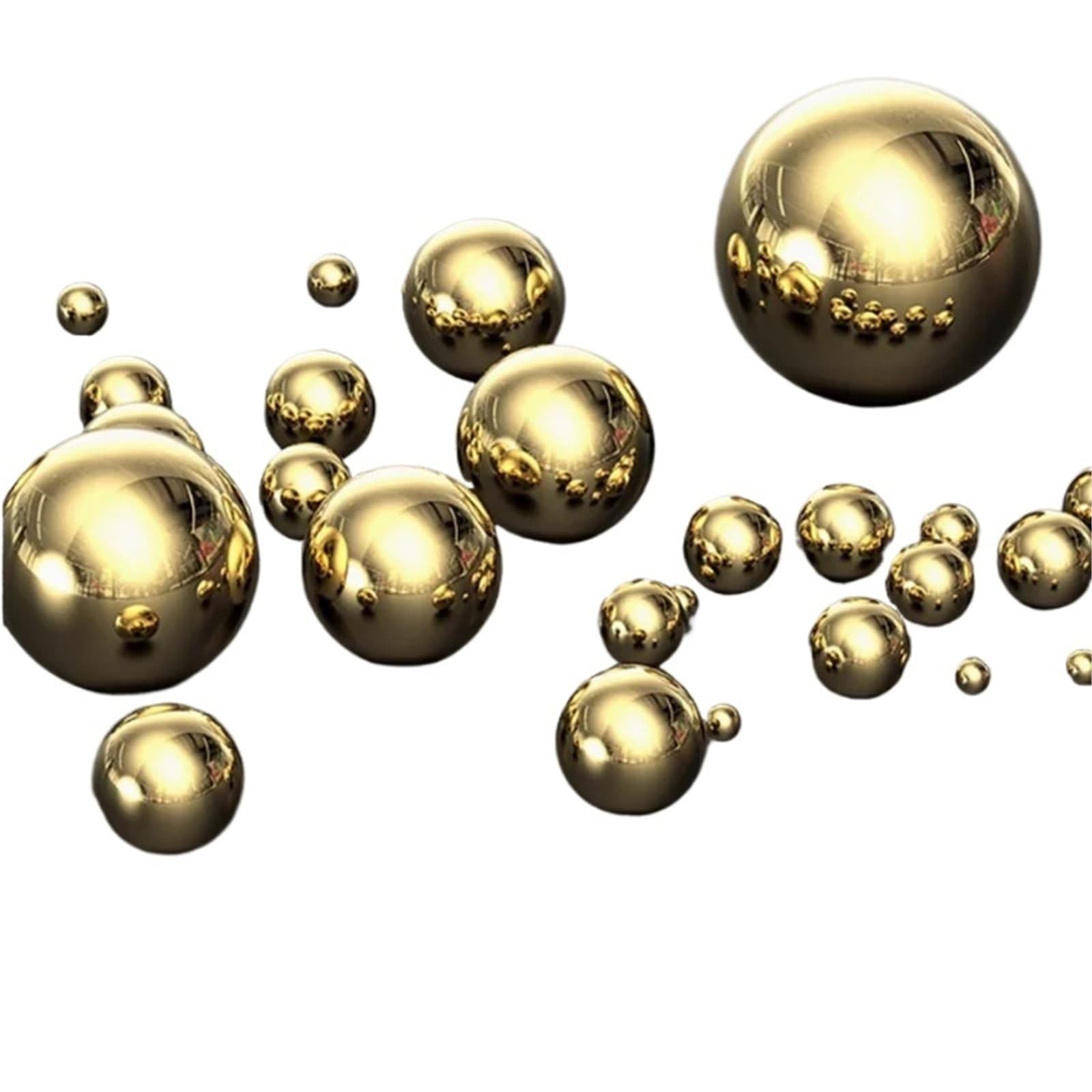 Bolas de rodamiento de latón macizo H62 de 7mm para componentes mecánicos de precisión 7