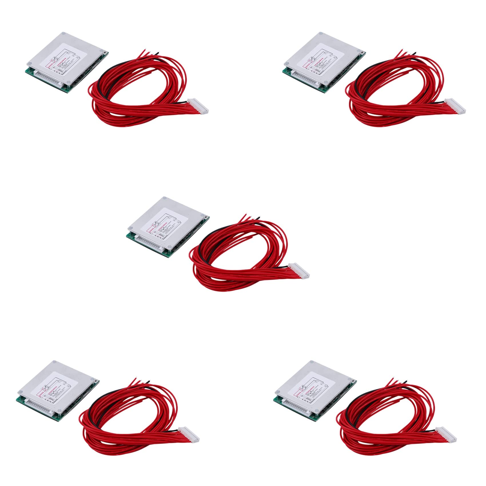 5X Scheda di Protezione della Batteria al Lipolimero agli di Litio 14S 52V 35A Scheda PCB BMS con Bilancia per EBike EScooter