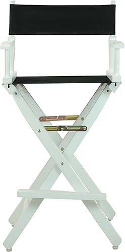 Miniatura 182 de Casual Home - Silla de director de 30 in, marco blanco, con lona color blanco, altura de barra