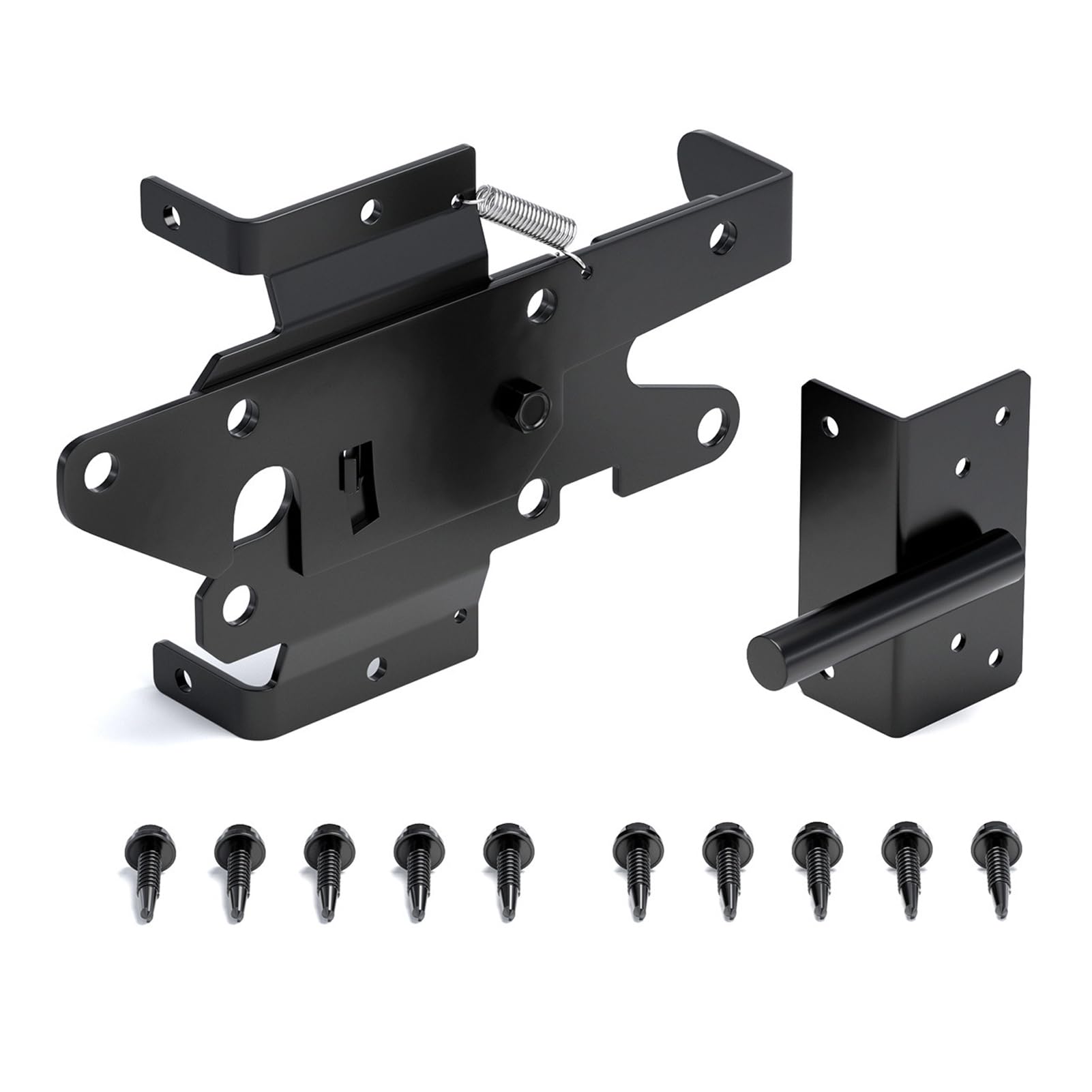 Rcgofollow Outdoor Fence Gate Latch Heavy Duty Locking System For Wooden And Metal Gates Self-Locking Gate Latch - Heavy Duty