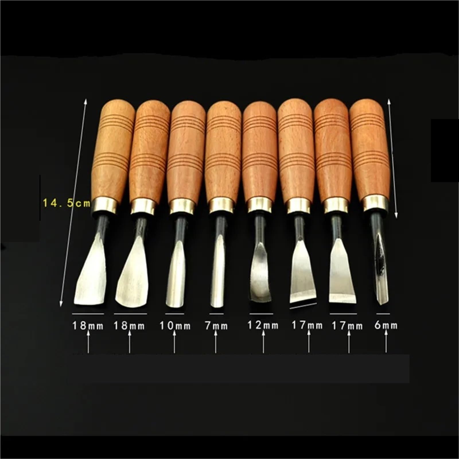 Wood carving kit 8 unids/set DIY herramientas de tallado madera manual juego cinceles con detalle Chip herramienta cuchillos