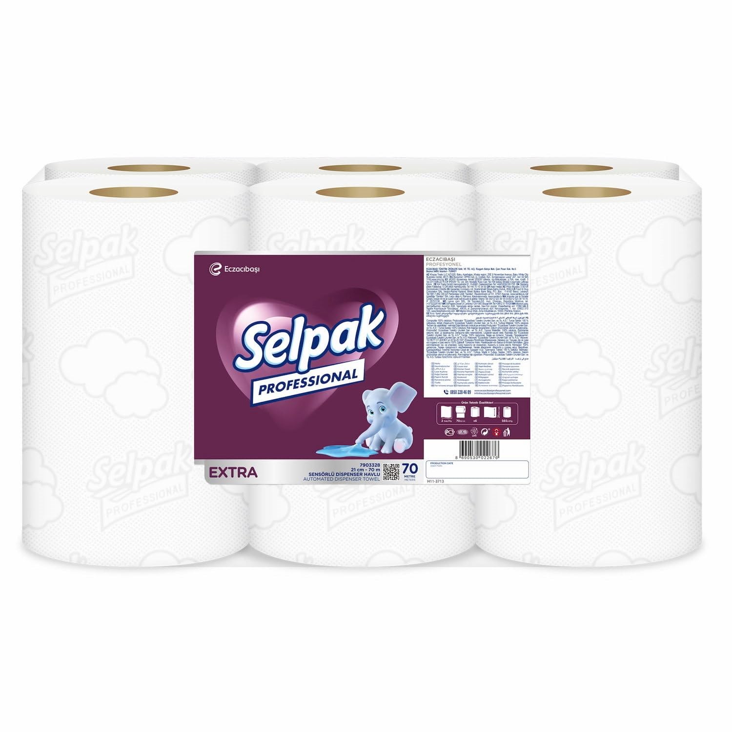 Selpak Professional Extra Sensörlü Havlu, 21 Cm, 85 Metre