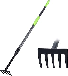 Hand Adjustable Hand Rake for Gardening