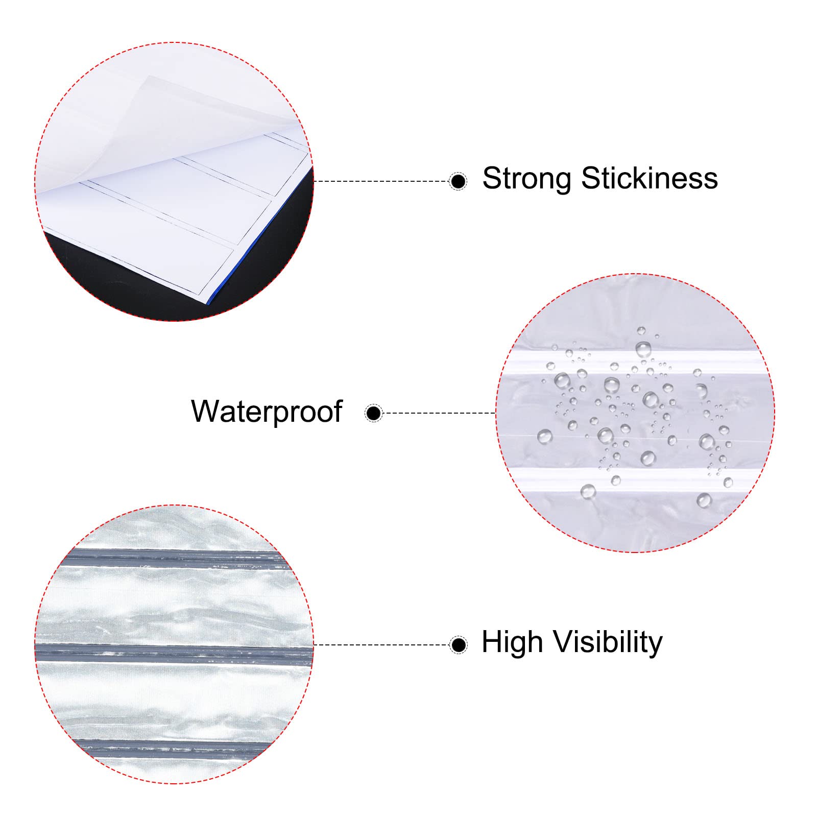 Achetez QUARKZMAN Autocollants Réfléchissants Autocollant D