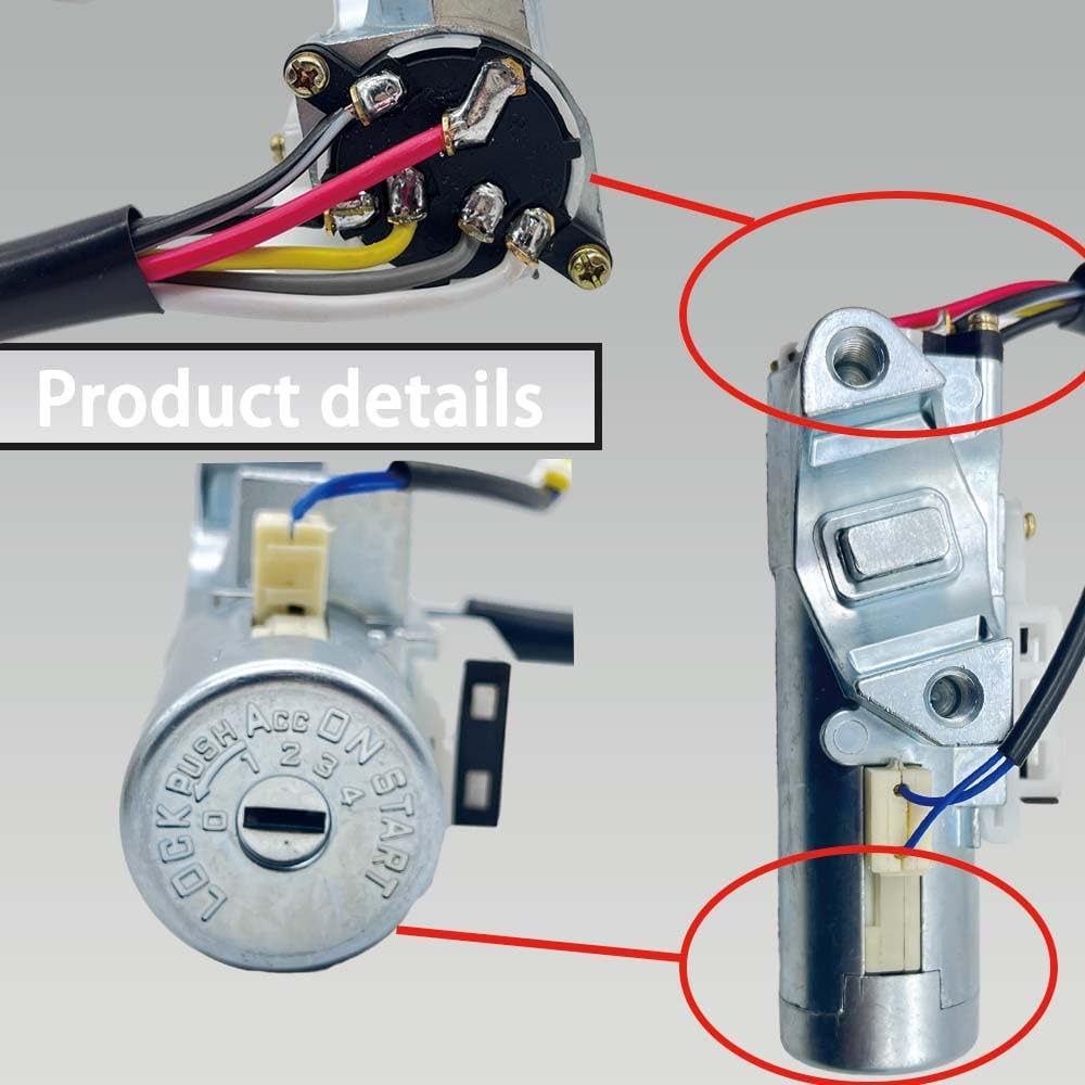 Amazon.com: Peintu Ignition Lock Cylinder Switch Assembly W