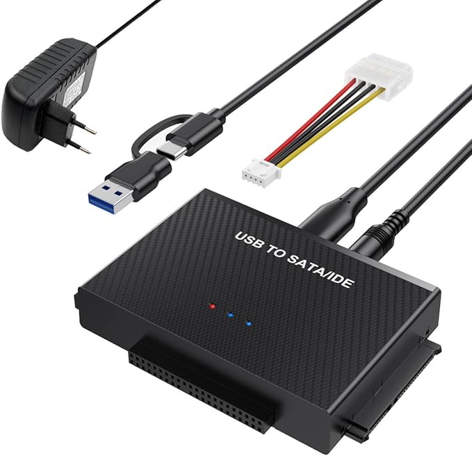 BKELHS USB 3.0 Hard Drive Reader with Dual Interface
