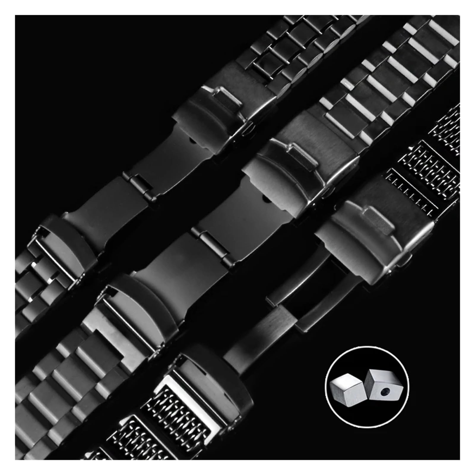Stainless Steel Watch Band Compatible With GWG-1000 GB/GG GWG/GSG100 Nylon Canvas Watch Strap Bracelet Suitable For Daily Wear(A-coarse mesh)