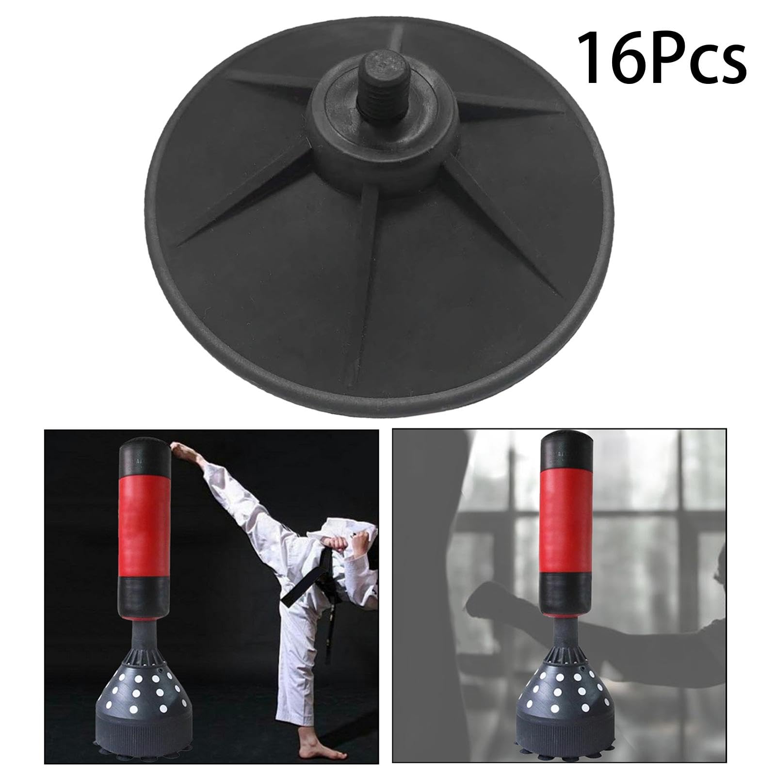 LOVIVER Accesorios para Saco de Boxeo, Soporte para Bolsa de Boxeo, Junta de conexión, Base de Bolsa de Velocidad, Enchufe de Entrada de Agua para