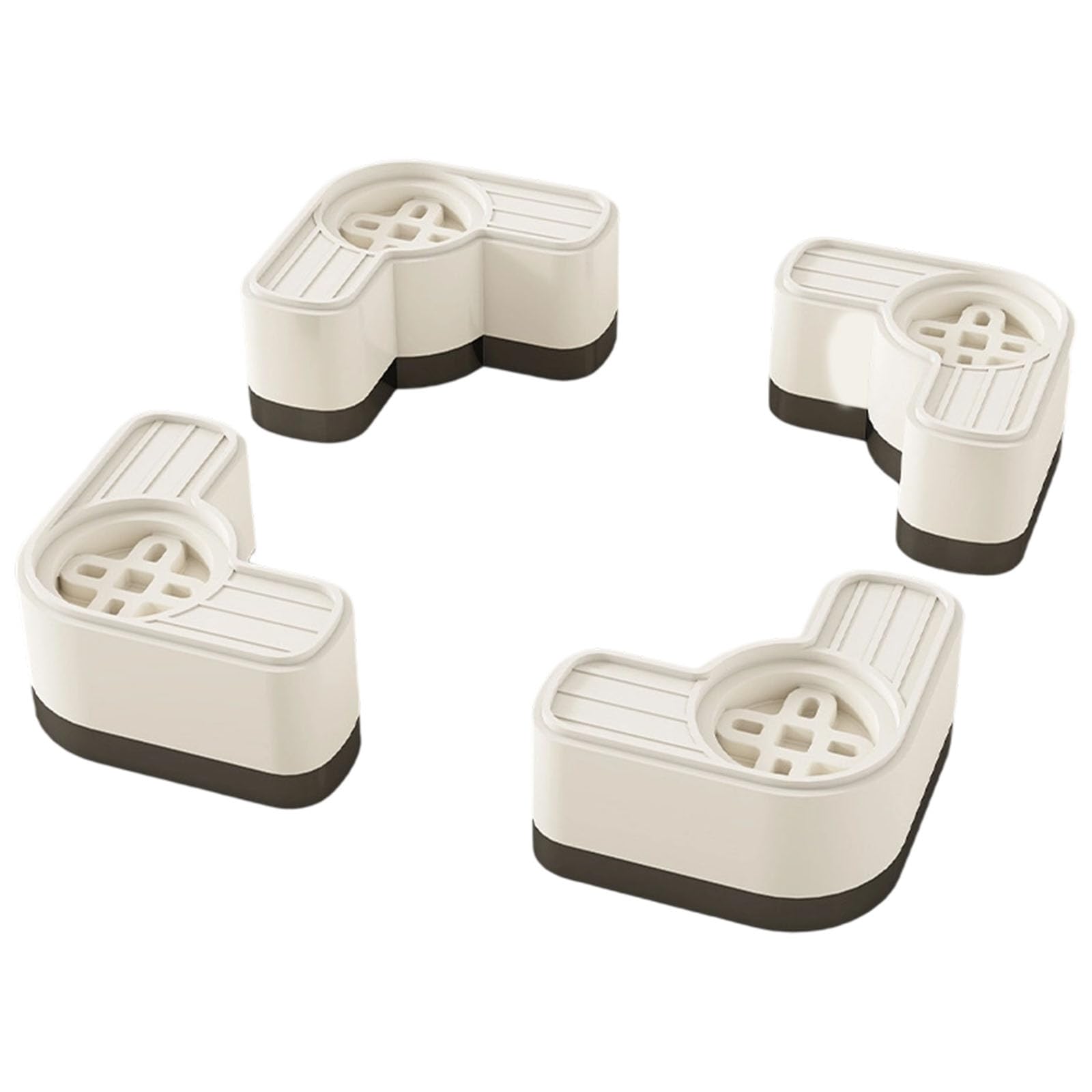 Kalttoy 4Pieces Antislip Mats Shock Absorbent Pads for Washers and Dryers to Minimize Shaking and Enhances Stability Anti Skid Washing Machine Pads