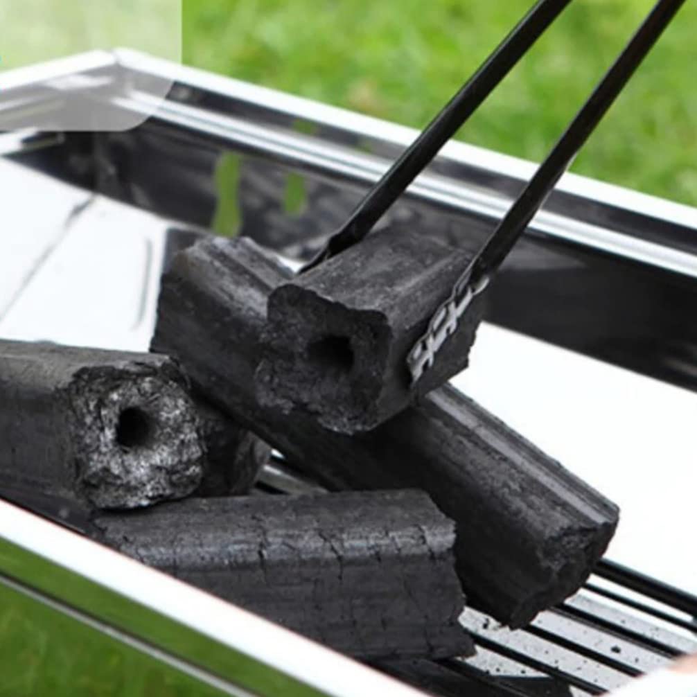 Kichvoe Pinza Per Carbone Allungata Pinza Per Legna Da Ardere Attrezzo Per Barbecue All Aperto e Uso Casalingo Resistente e Portatile