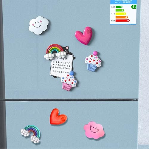 Miniatura 9 de Rolin Roly Molde epoxi de resina para cactus con 10 imanes, moldes decorativos de silicona para refrigerador, mini accesorios, molde de nevera para