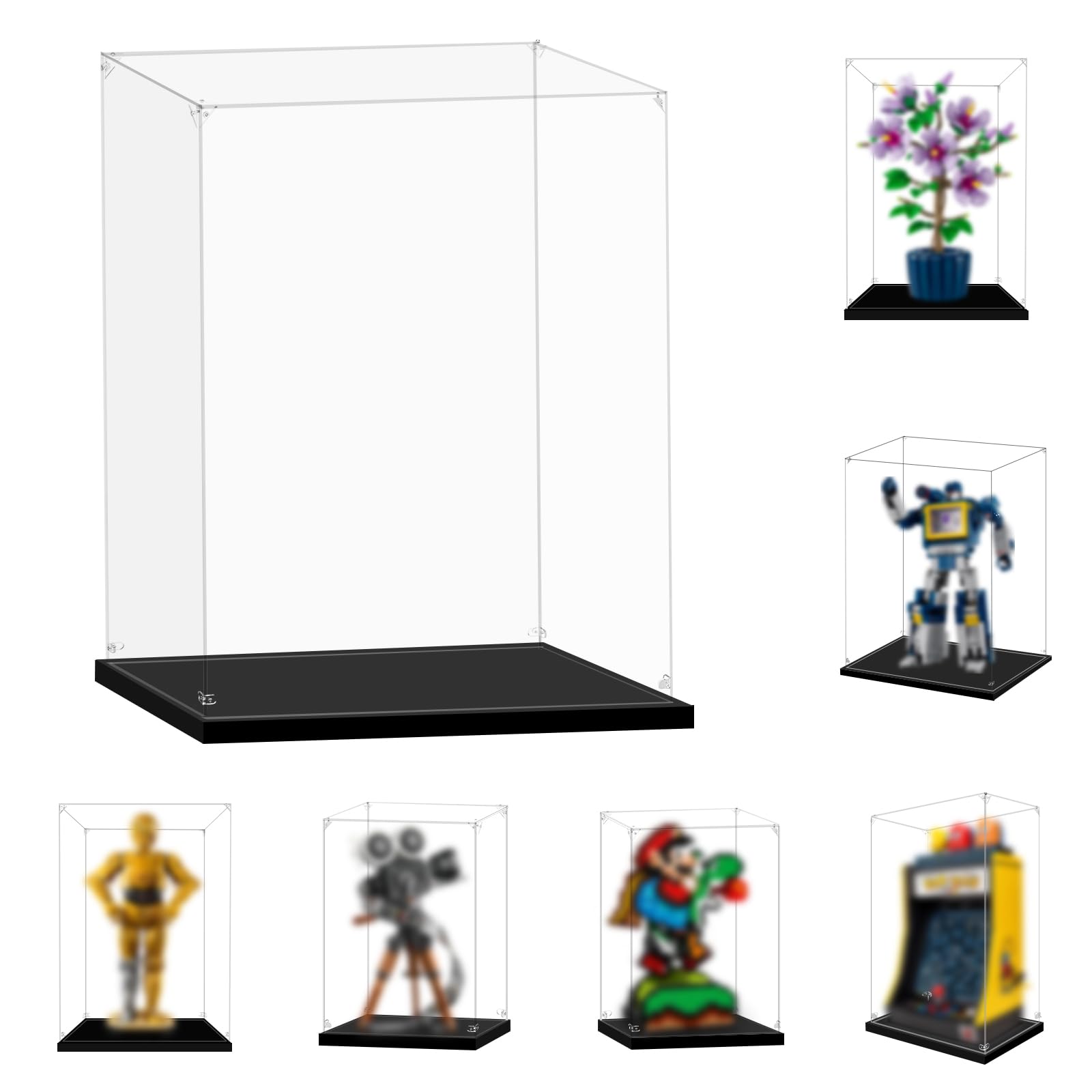 Amazon.com: LILIKAKA Display Case for Lego 10372 Hibiscus, 10358