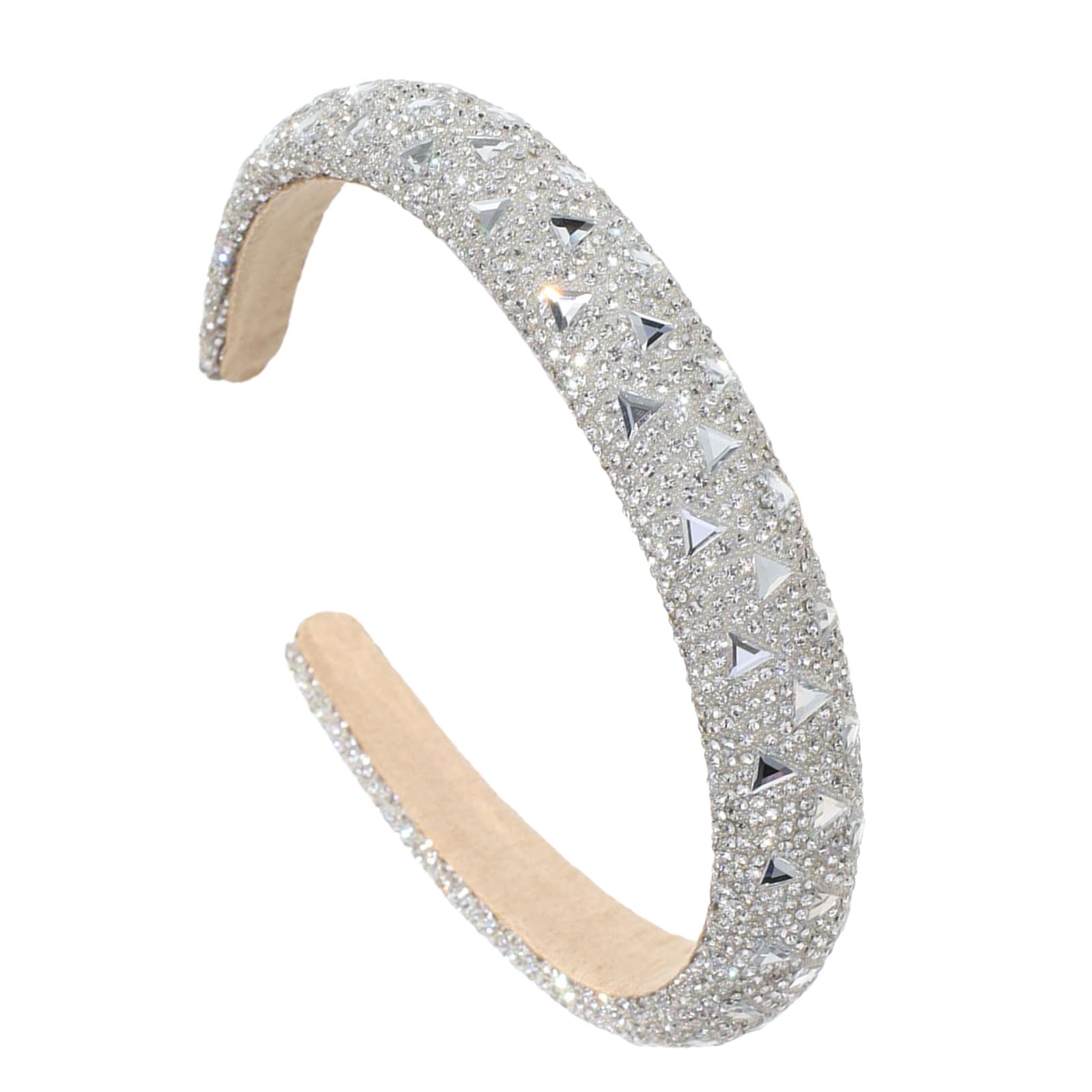 YUXITA Elegant Rhinestones Headbands Fashion Hair Accessory Party Hair Ornament Hairband For Weddings Parties Daily Wear
