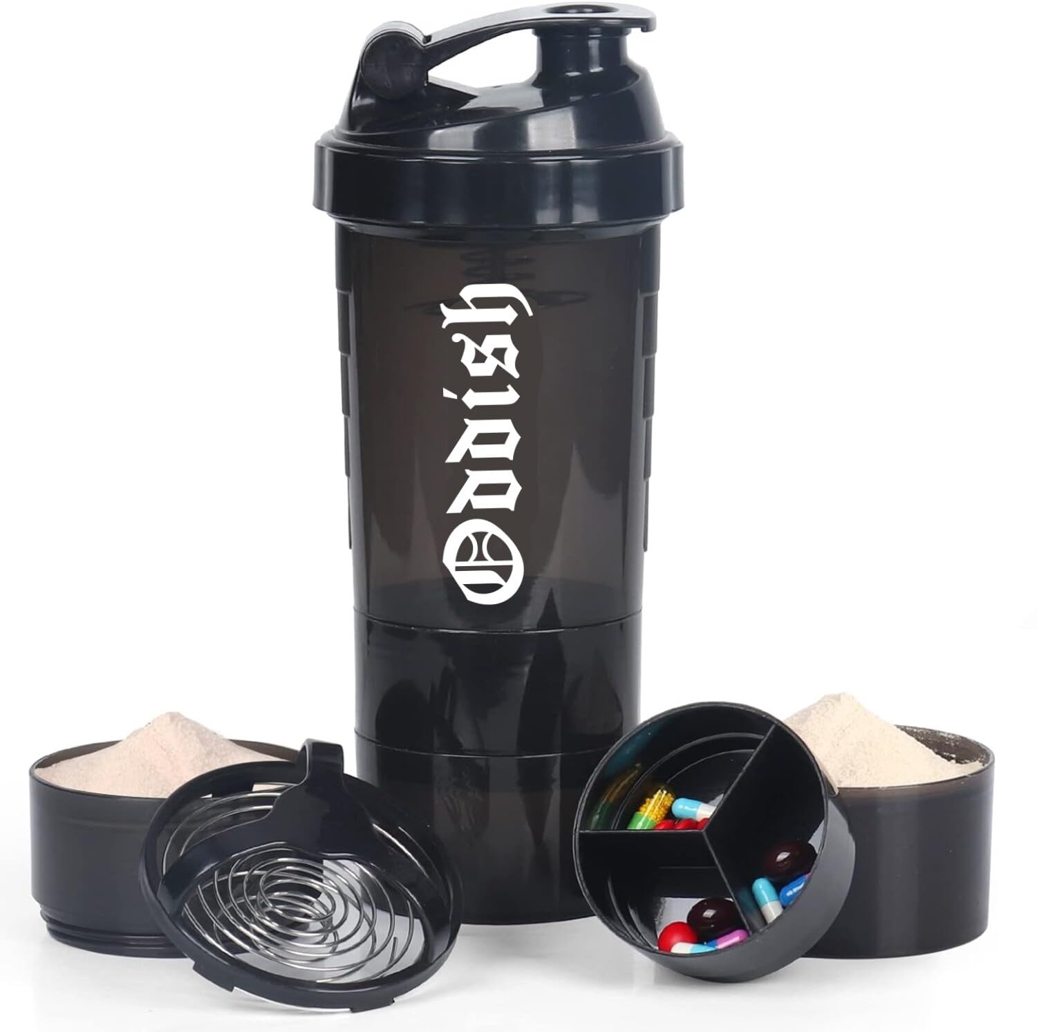 ODDISH Stainless Shaker - 750 ML | Premium Stainless Steel | 100% Leakproof | Wide Mouth, Lightweight and Easy to Carry Steel Shaker with Volume Markings, Gym Bottle, Workout Bottle (Silver) (B0CHM5QQRB) Amazon Price History, Amazon Price Tracker
