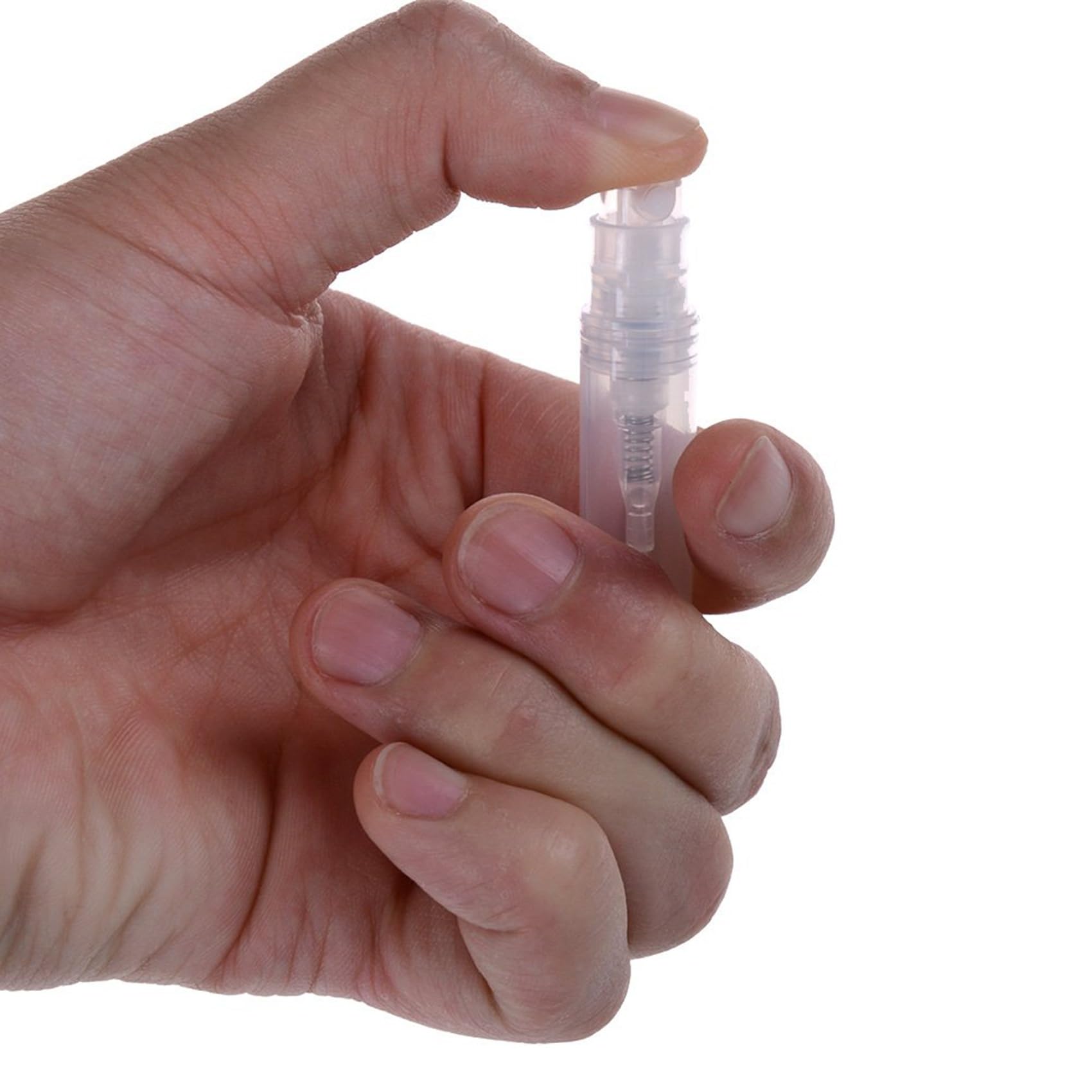 Mini przezroczysta butelka plastikowa 2 ml, perfumy, pusta butelka na próbki, nadaje się do towarzystwa podróży, 480